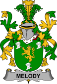 Irish Coat of Arms for Melody or O'Moledy