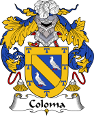 Spanish Coat of Arms for Coloma