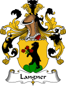 German Wappen Coat of Arms for Langner