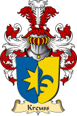 v.23 Coat of Family Arms from Germany for Kreuss