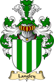 English Coat of Arms (v.23) for the family Langley