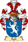 v.23 Coat of Family Arms from Germany for Katt