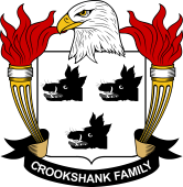 Coat of arms used by the Crookshank family in the United States of America