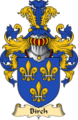 English Coat of Arms (v.23) for the family Birch