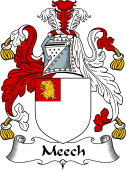 English Coat of Arms for the family Meech
