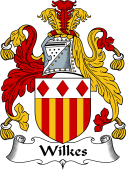English Coat of Arms for Wilkes