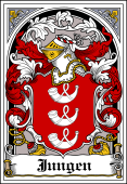 German Wappen Coat of Arms Bookplate for Jungen