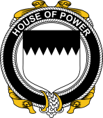 Irish Coat of Arms Badge for the POWER family