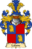 French Family Coat of Arms (v.23) for Lalane