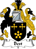 English Coat of Arms for the family Best
