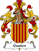 German Wappen Coat of Arms for Gusten