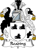 English Coat of Arms for the family Reading or Reding