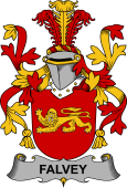 Irish Coat of Arms for Falvey or O'Falvey