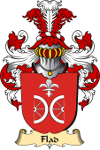 v.23 Coat of Family Arms from Germany for Flad