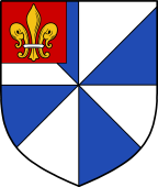 English Family Shield for Pickard or Picard
