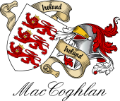 Sept (Clan) Coat of Arms from Ireland for MacCoghlan