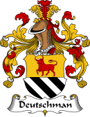German Wappen Coat of Arms for Deutschman