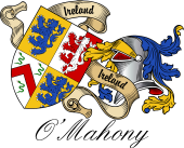 Sept (Clan) Coat of Arms from Ireland for O'Mahony
