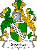 English Coat of Arms for Sparke (s)