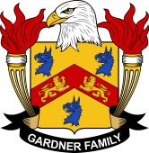 Coat of arms used by the Gardner family in the United States of America