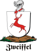 German shield on a mount for Zweiffel