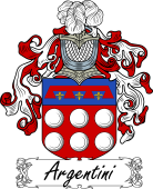 Araldica Italiana Coat of arms used by the Italian family Argentini