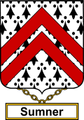 English Coat of Arms Shield Badge for Sumner