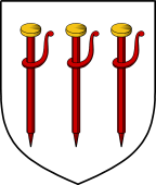 English Family Shield for Burden