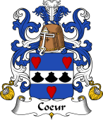 Coat of Arms from France for Coeur