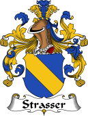 German Wappen Coat of Arms for Strasser