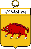 Irish Badge for Malley or O'Malley