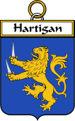 Irish Badge for Hartigan or O'Hartagan