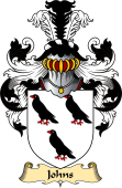 English Coat of Arms (v.23) for the family Johns