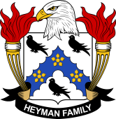 Coat of arms used by the Heyman family in the United States of America
