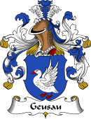 German Wappen Coat of Arms for Geusau