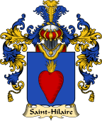 French Family Coat of Arms (v.25) Saint-Hilaire