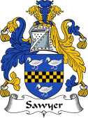 English Coat of Arms for Sawyer
