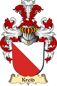 v.23 Coat of Family Arms from Germany for Kreid