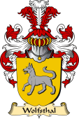 v.23 Coat of Family Arms from Germany for Wolfsthal