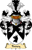 English Coat of Arms (v.23) for the family Tinney