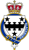 British Garter Coat of Arms for Blackburn (England)
