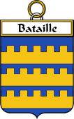 French Coat of Arms Badge for Bataille