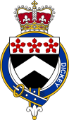 Families of Britain Coat of Arms Badge for: Dickey (Scotland)