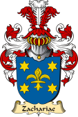 v.23 Coat of Family Arms from Germany for Zachariae