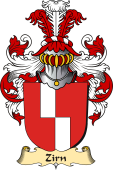 v.23 Coat of Family Arms from Germany for Zirn