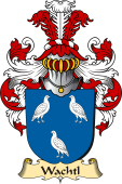 v.23 Coat of Family Arms from Germany for Wachtl