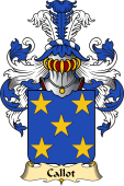 French Family Coat of Arms (v.23) for Callot