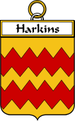 Irish Badge for Harkins or O'Harkin