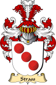 v.23 Coat of Family Arms from Germany for Strass