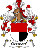 German Wappen Coat of Arms for Gersdorf